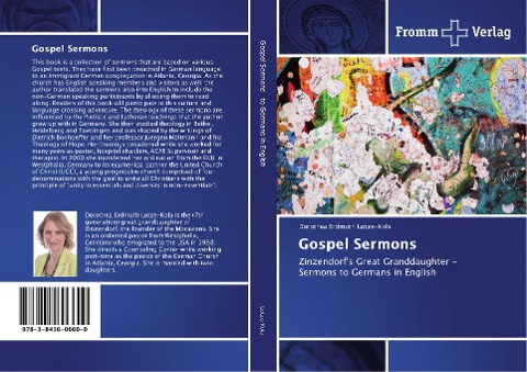 Gospel Sermons: Zinzendorfs Great Granddaughter - Sermons to Germans in English