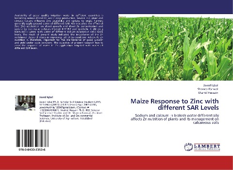 Maize Response to Zinc with different SAR Levels: Sodium and calcium in brakish water differentially affects Zn nutrition of plants and its management on calcareous soils