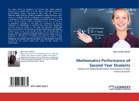 Mathematics Performance of Second Year Students: Factors that affect Mathematics Performance of High School Students