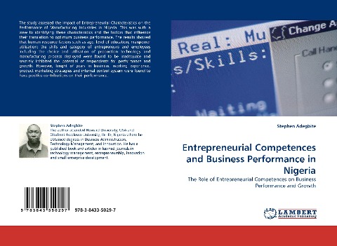 Entrepreneurial Competences and Business Performance in Nigeria: The Role of Entrepreneurial Competences on Business Performance and Growth
