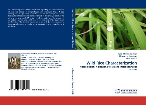 Wild Rice Characterization: Morphological, Molecular, Disease and Insect Resistance Aspects