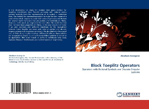 Block Toeplitz Operators: Operators with Rational Symbols and Discrete Singular Systems