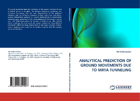 ANALYTICAL PREDICTION OF GROUND MOVEMENTS DUE TO MRTA TUNNELING