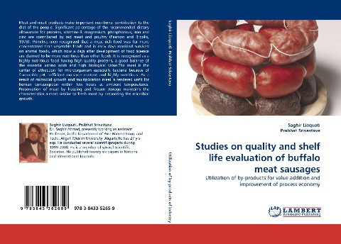 Studies on quality and shelf life evaluation of buffalo meat sausages: Utilization of by-products for value addition and improvement of process economy