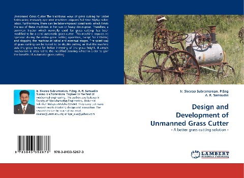 Design and Development of Unmanned Grass Cutter: - A better grass cutting solution -