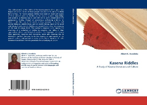 Kasena Riddles: A Study of Kasena Literature and Culture