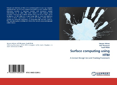 Surface computing using HTM: A Gesture Recognition and Tracking Framework