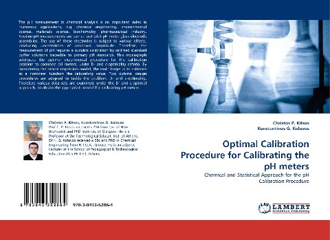Optimal Calibration Procedure for Calibrating the pH meters: Chemical and Statistical Approach for the pH Calibration Procedure
