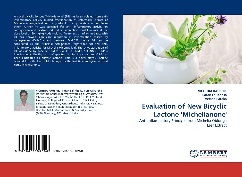 Evaluation of New Bicyclic Lactone Michelianone: as Anti-Inflammatory Principle from Michelia Oblonga Leaf Extract