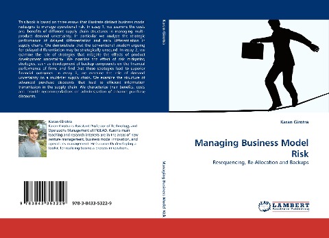 Managing Business Model Risk: Resequencing, Re-Allocation and Backups