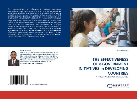 THE EFFECTIVENESS OF e-GOVERNMENT INITIATIVES in DEVELOPING COUNTRIES: A FRAMEWORK FOR EVALUATING
