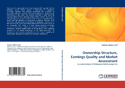 Ownership Structure, Earnings Quality and Market Assessment: An examination of Malaysian listed companies