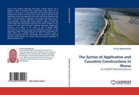 The Syntax of Applicative and Causative Constructions in Shona: An LFG/LMT Theoretical Account