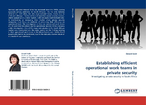 Establishing efficient operational work teams in private security: Investigating private security in South Africa