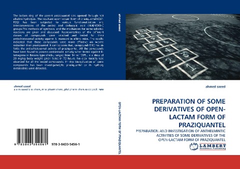 PREPARATION OF SOME DERIVATIVES OF OPEN-LACTAM FORM OF PRAZIQUANTEL: PREPARATION AND INVESTIGATION OF ANTHELMINTIC ACTIVITIES OF SOME DERIVATIVES OF THE OPEN-LACTAM FORM OF PRAZIQUANTEL