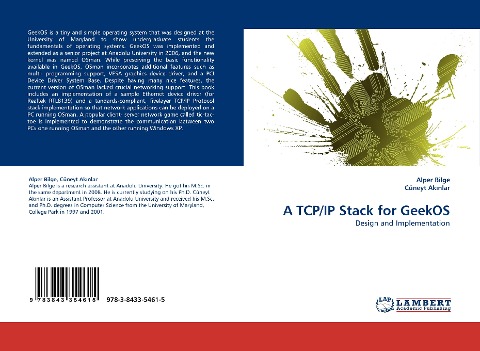 A TCP/IP Stack for GeekOS: Design and Implementation