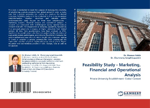 Feasibility Study - Marketing, Financial and Operational Analysis: Private University Establishment: Global Context