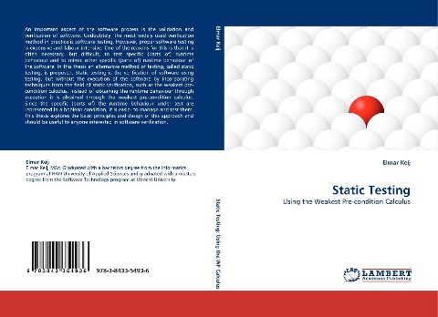 Static Testing: Using the Weakest Pre-condition Calculus