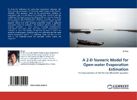 A 2-D Numeric Model for Open-water Evaporation Estimation: An improvement of the Penman-Monteith equation