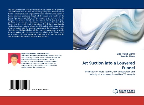 Jet Suction into a Louvered Funnel: Prediction of mass suction, exit temperature and velocity of a louvered funnel by CFD analysis