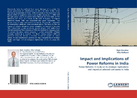 Impact and Implications of Power Reforms in India: Power Reforms:  A Study on its strategic implications and impact on selected companies in India