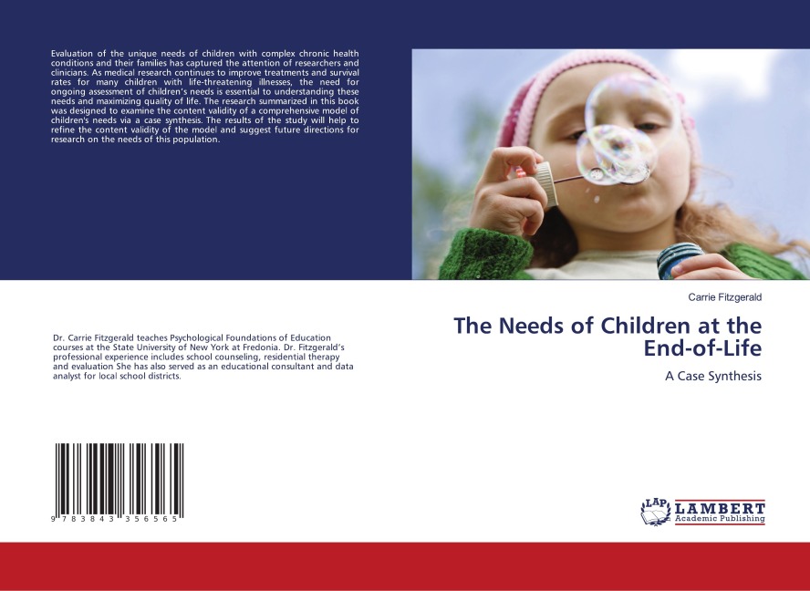 The Needs of Children at the End-of-Life: A Case Synthesis