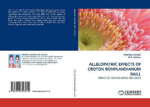 ALLELOPATHIC EFFECTS OF CROTON BONPLANDIANUM BAILL: IMPACT ON CERTAIN WEEDS AND CROPS