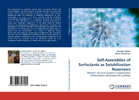 Self-Assemblies of Surfactants as Solubilization Reservoirs: Potential role of Surfactants in Solubilization Enhancement and Nanoparticle Synthesis