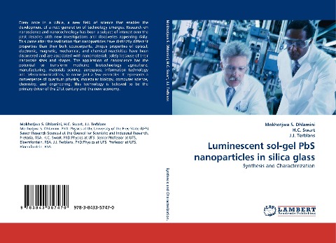 Luminescent sol-gel PbS nanoparticles in silica glass: Synthesis and Characterization