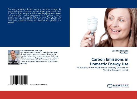 Carbon Emissions in Domestic Energy Use: An Analysis of the Provision for Growing Demand for Electrical Energy in the UK