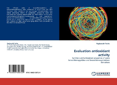 Evaluation antioxidant activity: Synthesis and antioxidant properties of some benzothienopyridine and benzothienopyrimidone derivatives