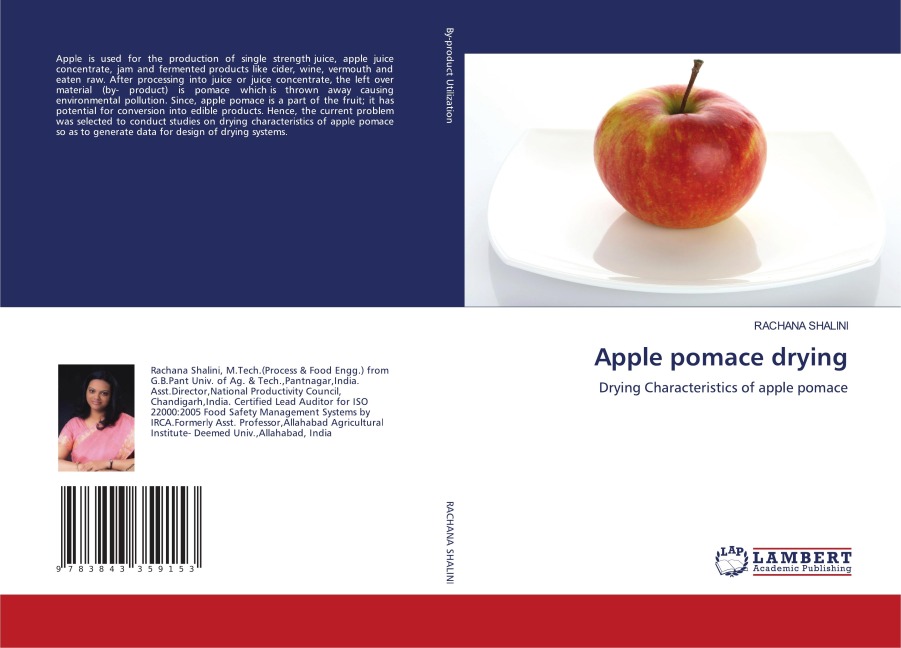 Apple pomace drying: Drying Characteristics of apple pomace