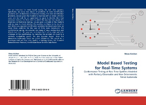 Model Based Testing for Real-Time Systems: Conformance Testing of Real-Time Systems Modeled with Partially Observable and Non-Deterministic Timed Automata