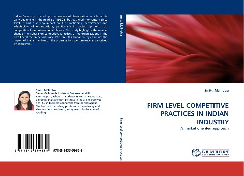 FIRM LEVEL COMPETITIVE PRACTICES IN INDIAN INDUSTRY: A market oriented approach
