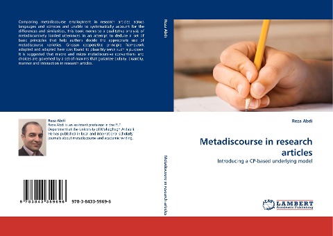 Metadiscourse in research articles: Introducing a CP-based underlying model