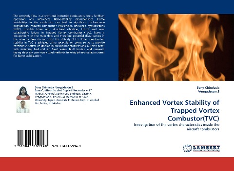 Enhanced Vortex Stability of Trapped Vortex Combustor(TVC): Investigation of the vortex characteristics inside the aircraft combustors