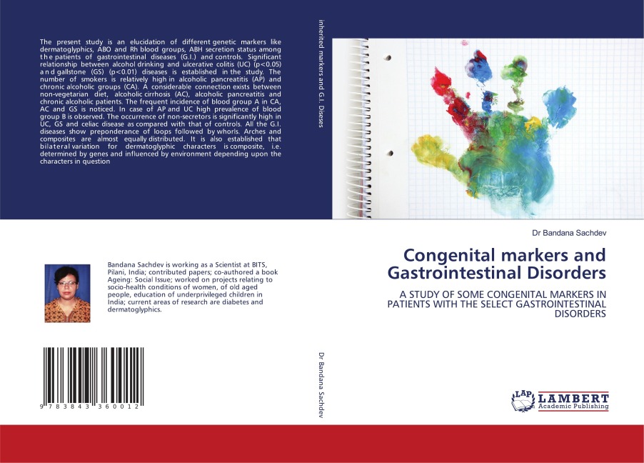 Congenital markers and Gastrointestinal Disorders: A STUDY OF SOME CONGENITAL MARKERS IN PATIENTS WITH THE SELECT GASTROINTESTINAL DISORDERS