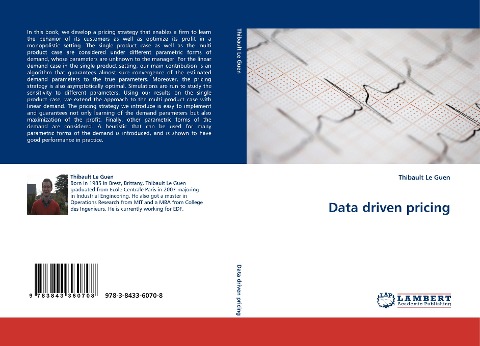 Data driven pricing