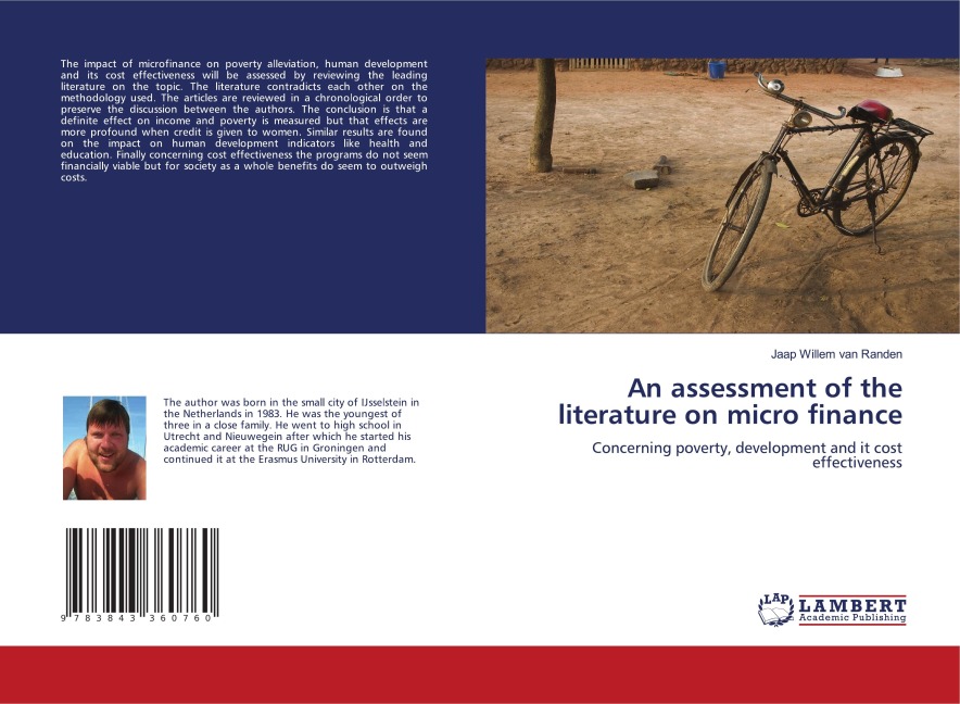 An assessment of the literature on micro finance: Concerning poverty, development and it cost effectiveness