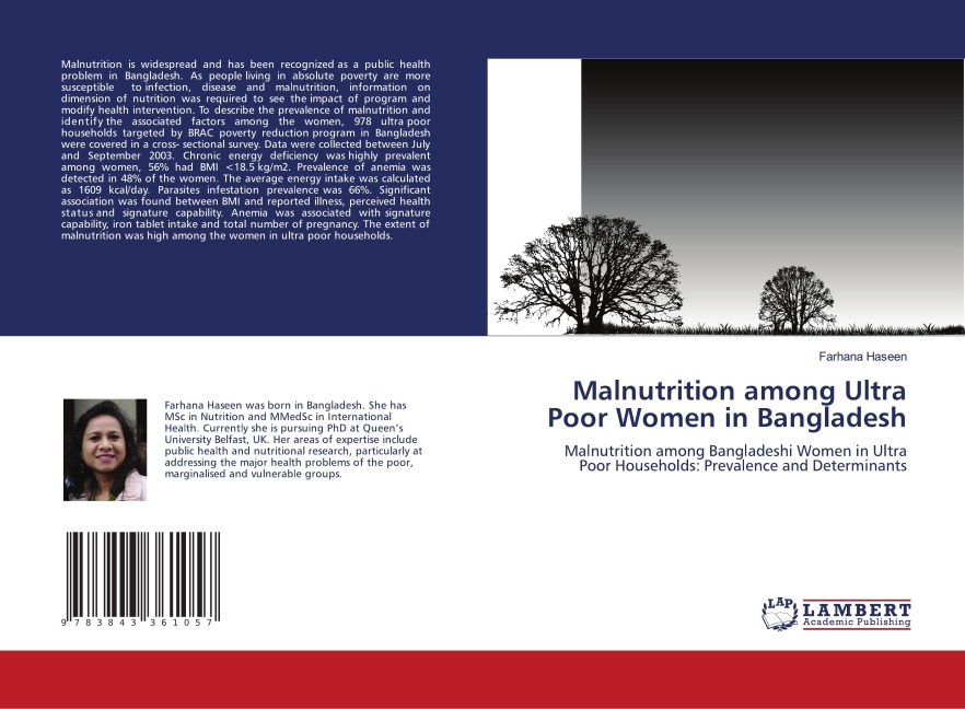 Malnutrition among Ultra Poor Women in Bangladesh: Malnutrition among Bangladeshi Women in Ultra Poor Households: Prevalence and Determinants