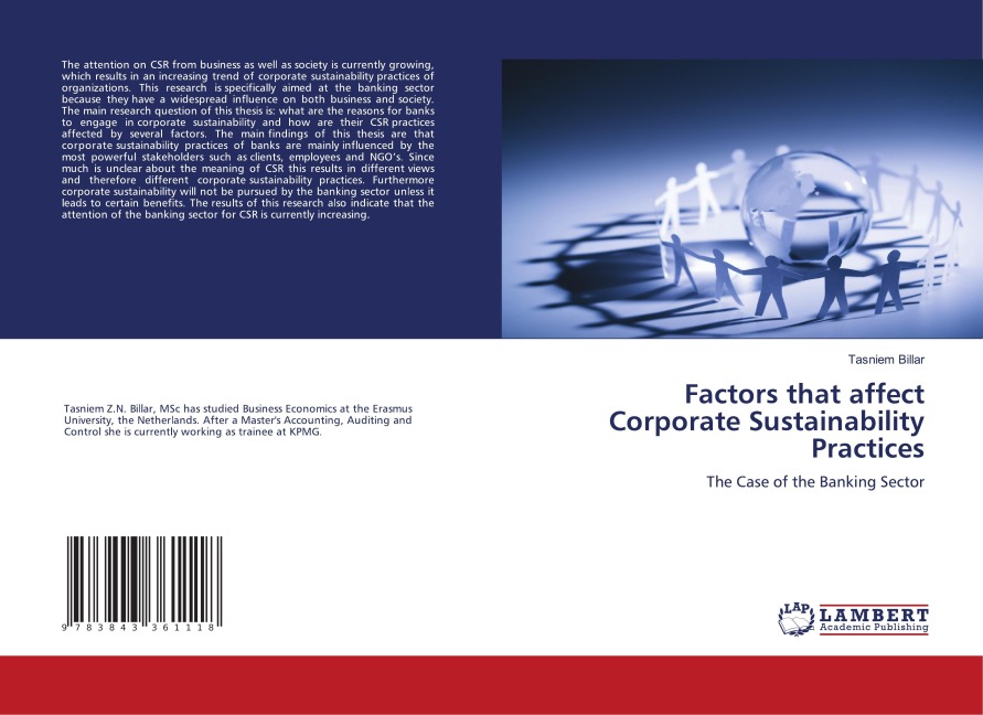 Factors that affect Corporate Sustainability Practices: The Case of the Banking Sector