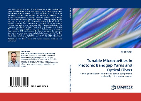 Tunable Microcavities In Photonic Bandgap Yarns and Optical Fibers: A new generation of fiber-based optical components enabled by 1D photonic crystals
