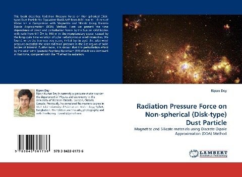 Radiation Pressure Force on Non-spherical (Disk-type) Dust Particle: Magnetite and Silicate materials using Discrete Dipole Approximation (DDA) Method