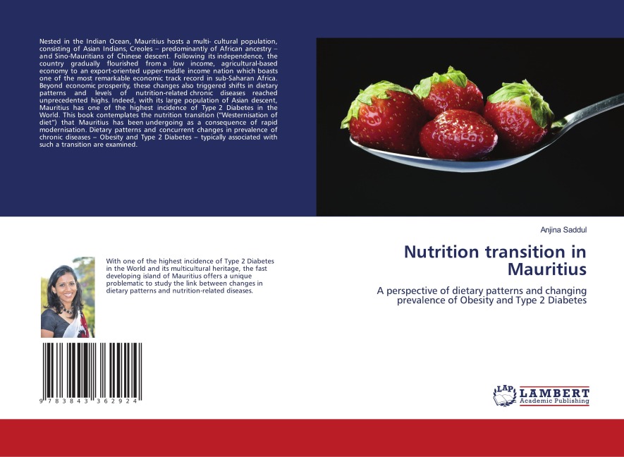 Nutrition transition in Mauritius: A perspective of dietary patterns and changing prevalence of Obesity and Type 2 Diabetes
