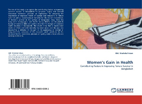Womens Gain in Health: Contributing Factors in Improving Female Survival in Bangladesh