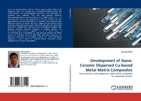 Development of Nano-Ceramic Dispersed Cu-based Metal Matrix Composites: Nano ceramic oxide dispersed metal matrix composite for electrical contacts