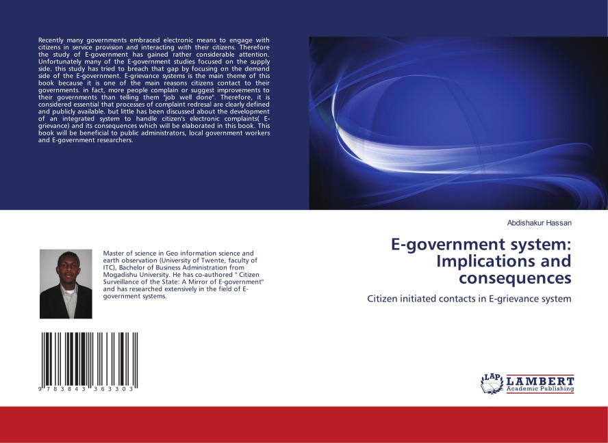 E-government system: Implications and consequences: Citizen initiated contacts in E-grievance system