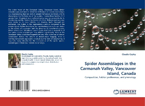 Spider Assemblages in the Carmanah Valley, Vancouver Island, Canada: Composition, habitat preferences, and phenology