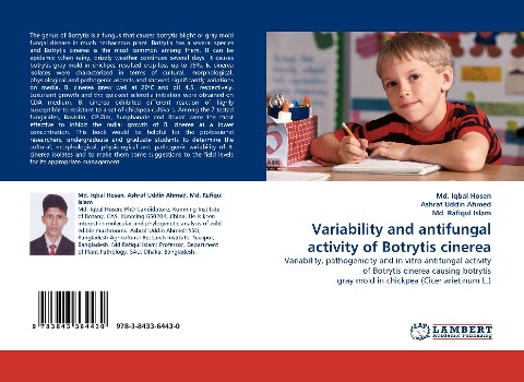 Variability and antifungal activity of Botrytis cinerea: Variability, pathogenicity and in vitro antifungal activity of Botrytis cinerea causing botrytis gray mold in chickpea (Cicer arietinum L.)