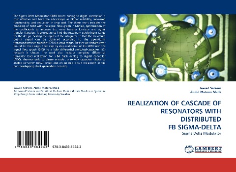REALIZATION OF CASCADE OF RESONATORS WITH DISTRIBUTED FB SIGMA-DELTA: Sigma Delta Modulator